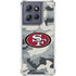 NFL San Francisco 49ers Camo Moto G Play 5G (2025) Clear Case